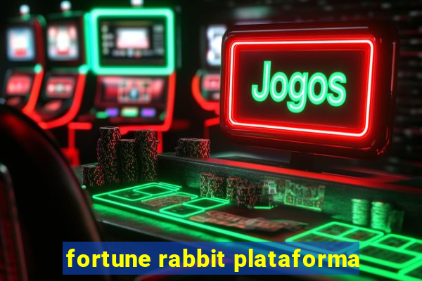 fortune rabbit plataforma