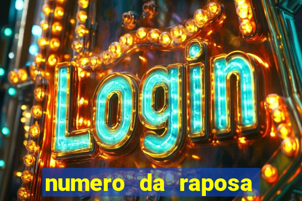 numero da raposa jogo do bicho