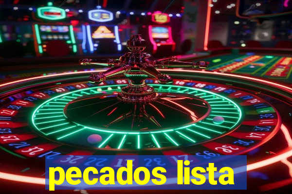 pecados lista