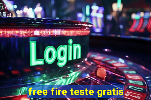 free fire teste gratis