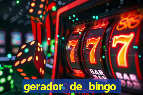 gerador de bingo de palavras