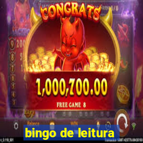 bingo de leitura