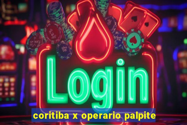 coritiba x operario palpite