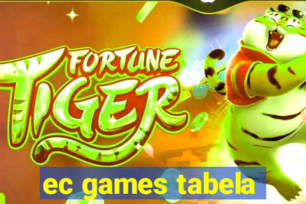 ec games tabela