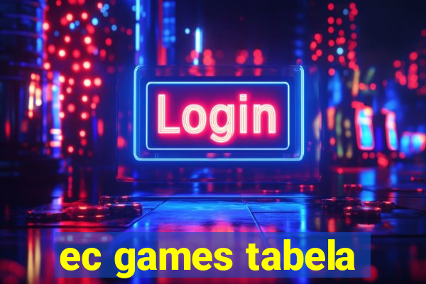 ec games tabela