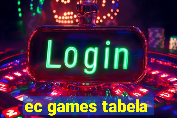 ec games tabela