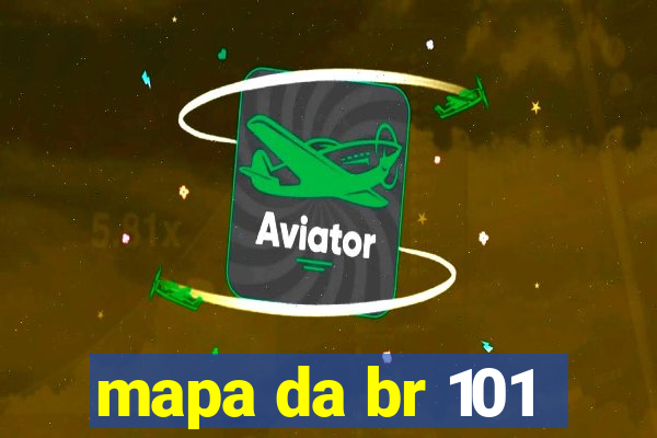 mapa da br 101