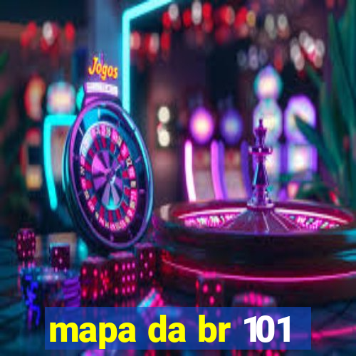 mapa da br 101