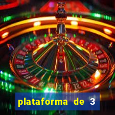 plataforma de 3 reais jogo