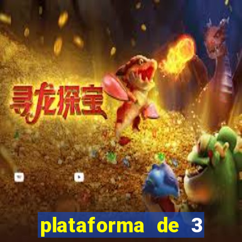 plataforma de 3 reais jogo