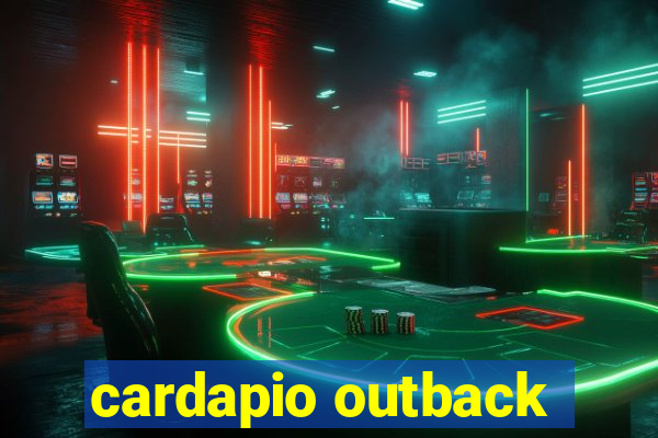 cardapio outback