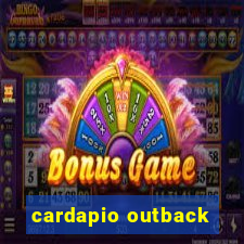 cardapio outback