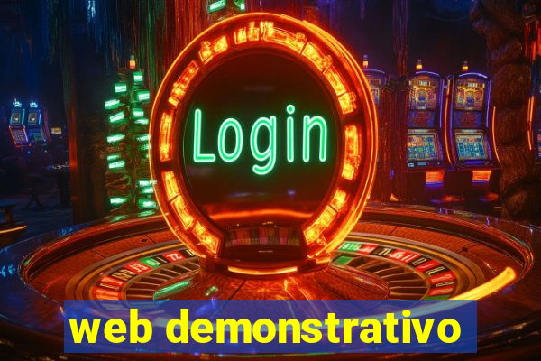 web demonstrativo