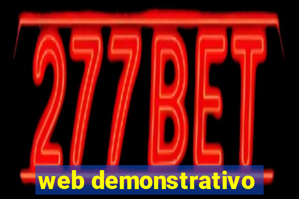 web demonstrativo