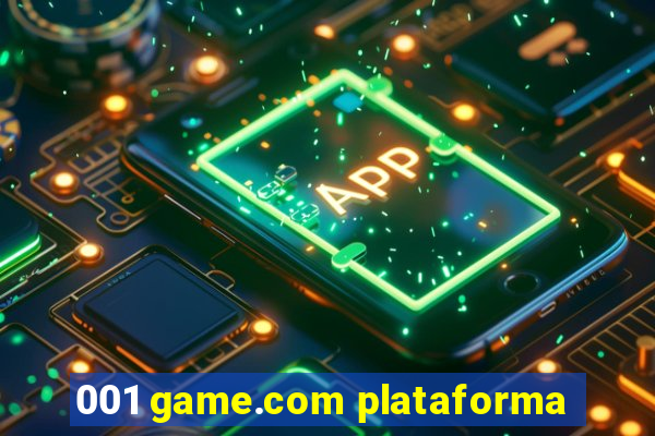 001 game.com plataforma