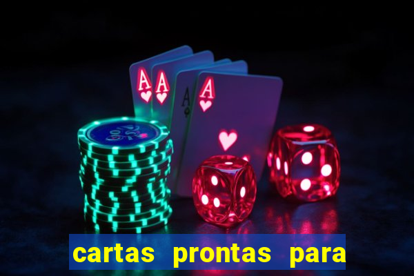 cartas prontas para retiro espiritual