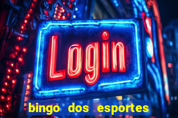 bingo dos esportes para imprimir