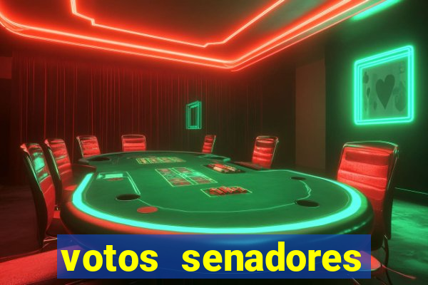 votos senadores impeachment moraes