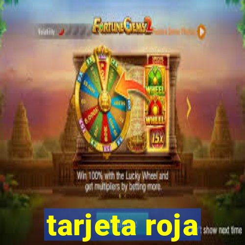 tarjeta roja