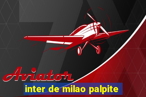 inter de milao palpite