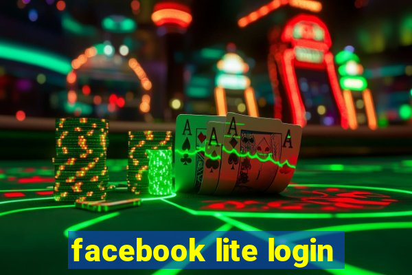 facebook lite login