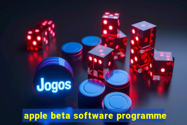 apple beta software programme