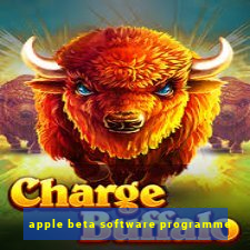 apple beta software programme