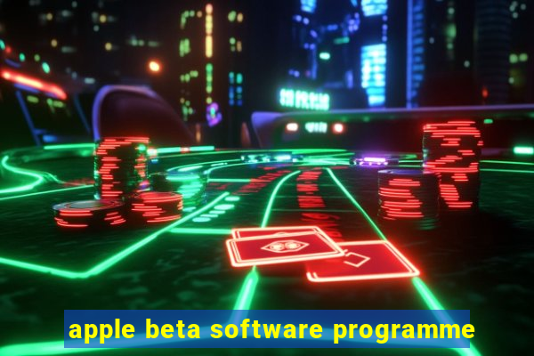 apple beta software programme