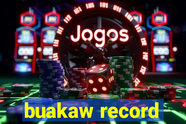 buakaw record