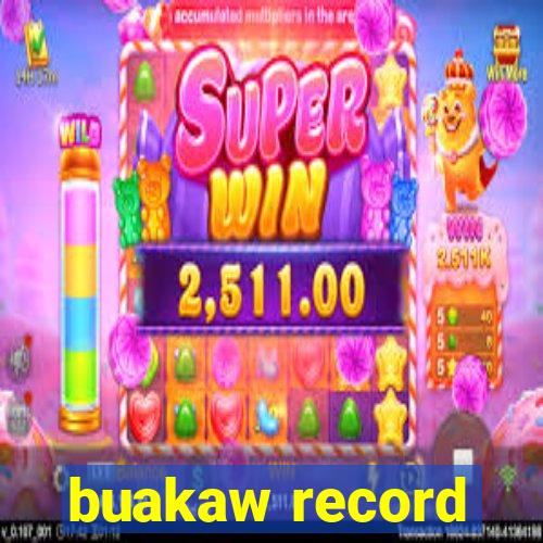 buakaw record