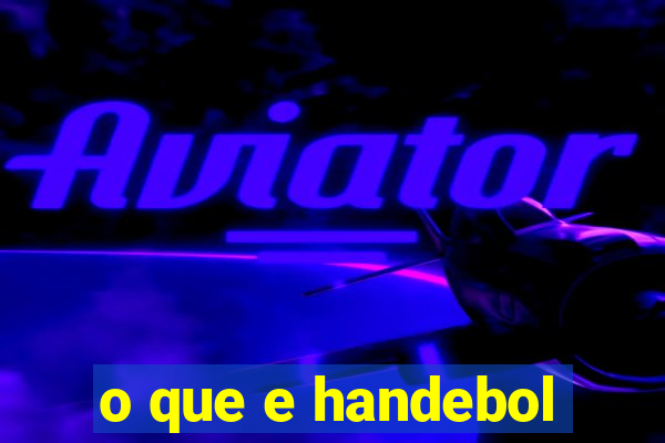 o que e handebol