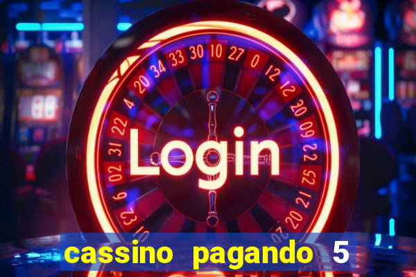 cassino pagando 5 reais no cadastro