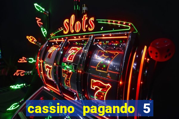 cassino pagando 5 reais no cadastro