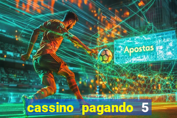 cassino pagando 5 reais no cadastro