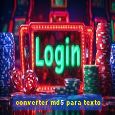 converter md5 para texto