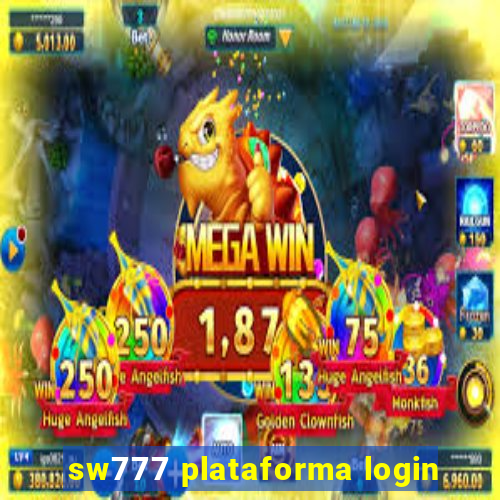 sw777 plataforma login