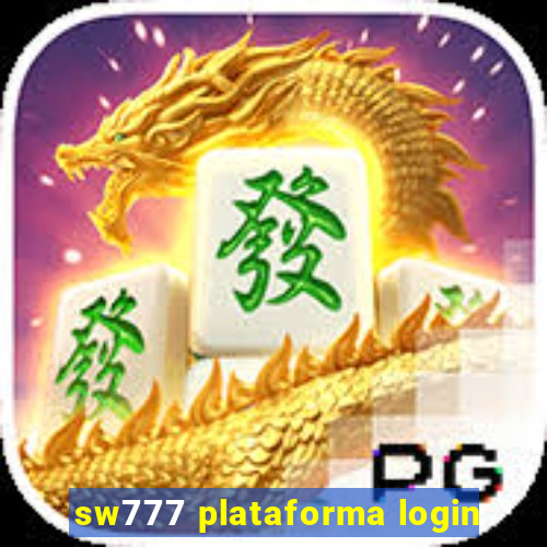 sw777 plataforma login