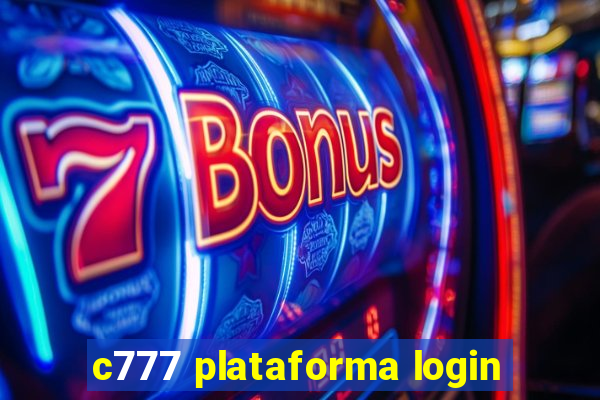 c777 plataforma login