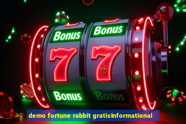 demo fortune rabbit gratisInformational