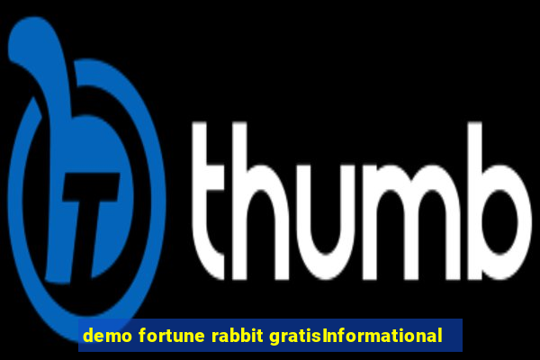 demo fortune rabbit gratisInformational