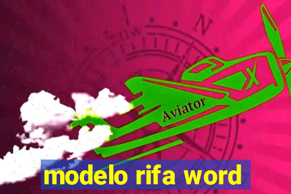 modelo rifa word