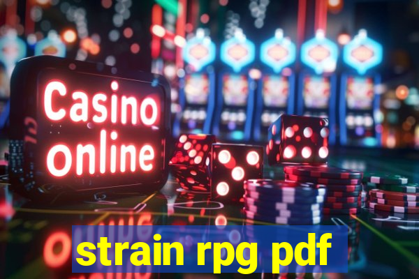 strain rpg pdf