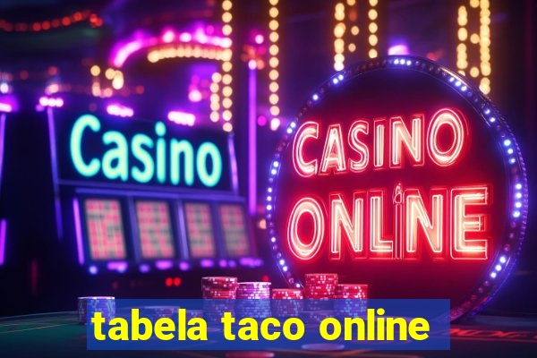 tabela taco online