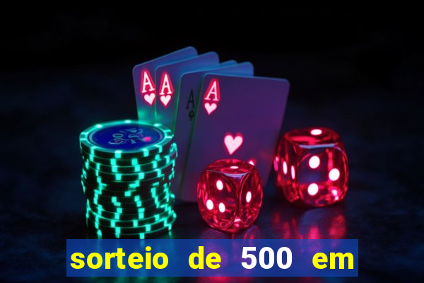 sorteio de 500 em cash toda segunda feira novibet