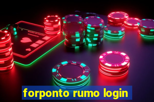 forponto rumo login