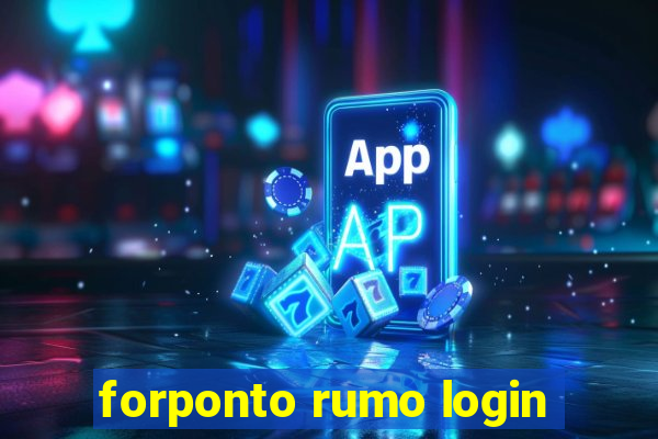 forponto rumo login