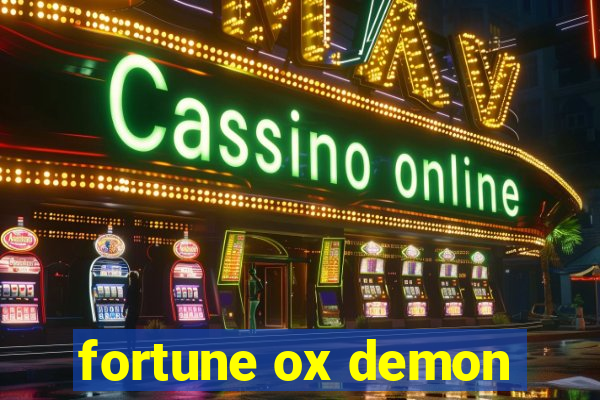 fortune ox demon