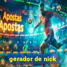 gerador de nick