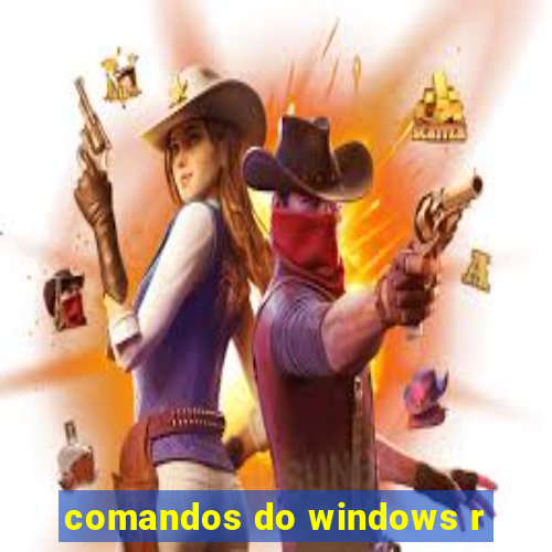 comandos do windows r