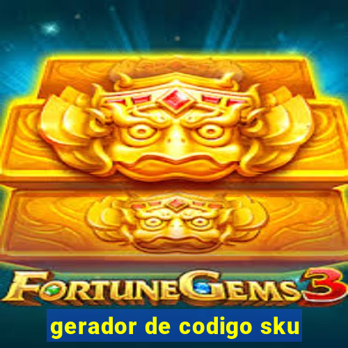 gerador de codigo sku